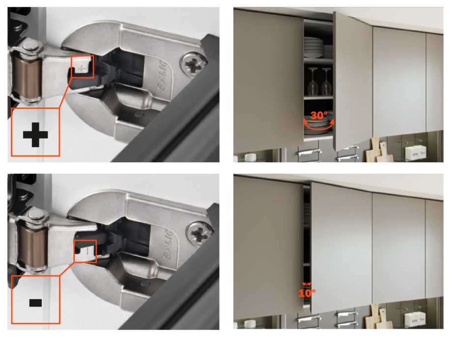Adjustable Integrated Soft-close Mechanism